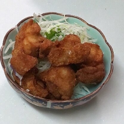 ゆりり☆さん☺️
鶏の唐揚げ、シンプルな材料でとてもおいしかったです♥️また作りたいです✨
レポ、ありがとうございます(*^ーﾟ)